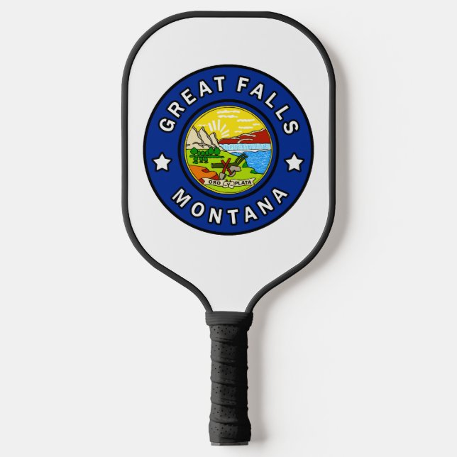 Great Falls Montana Pickleball Paddle (Front)