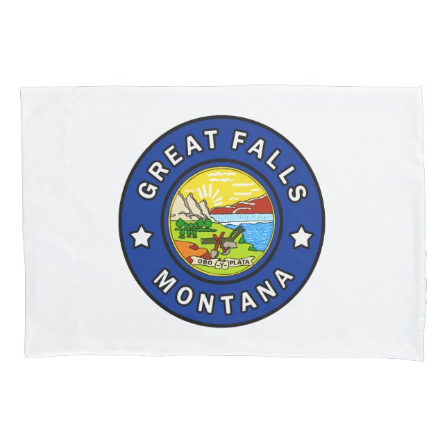 Great Falls Montana Pillowcase (Front)