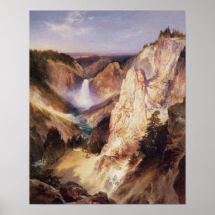 Great Falls Of Yellowstone Poster