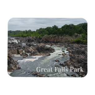 Great Falls Park Potomac River at Mather Gorge Magnet