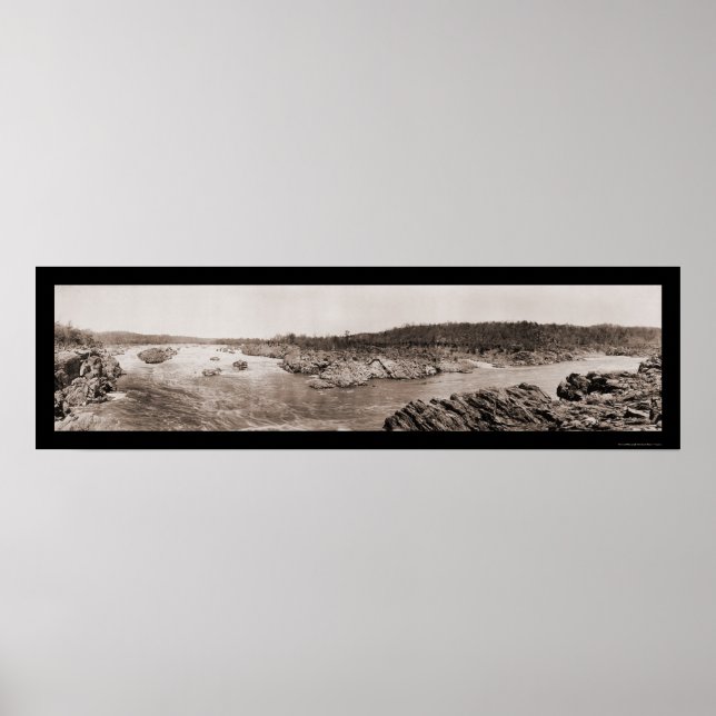 Great Falls Potomac Photo 1909 Poster (Front)