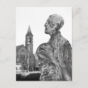 Great Famine of Ireland statues in Dublin Postcard