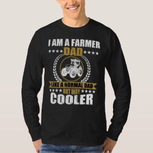 Great Farmer Dad Gift Tractor Farm Father Arable F T-Shirt