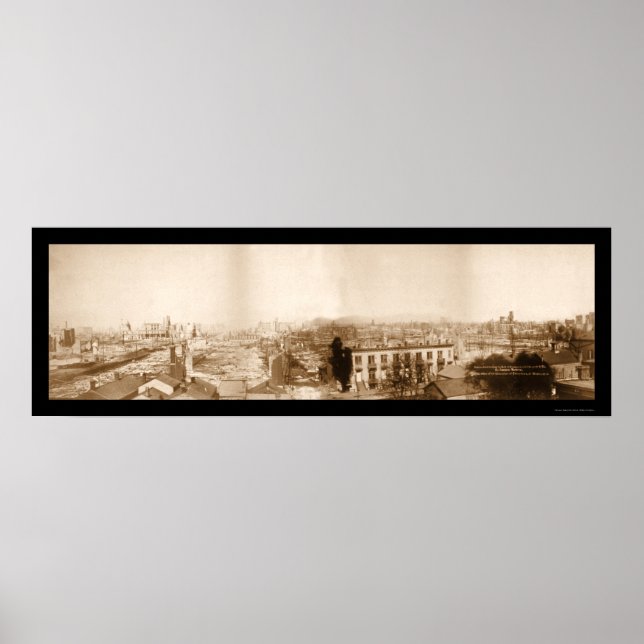 Great Fire Chicago Photo 1871 Poster (Front)