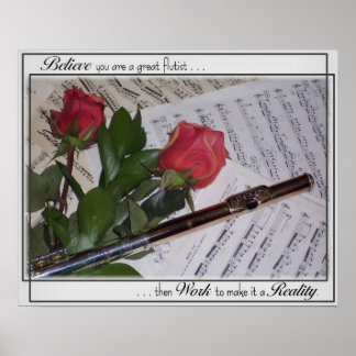 Great Flautist Poster