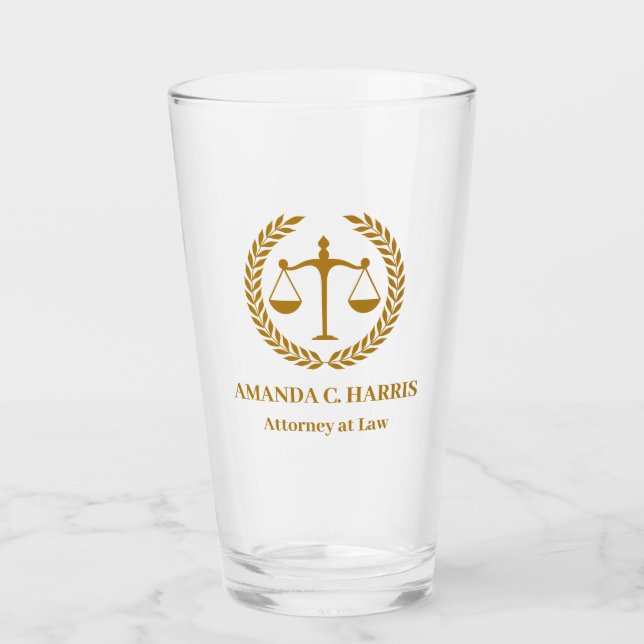 Great for Lawyers, Attorneys, Judges, Law Clerks,  Glass (Front)
