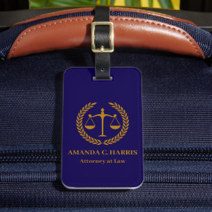 Great for Lawyers, Attorneys, Judges, Law Clerks, Luggage Tag