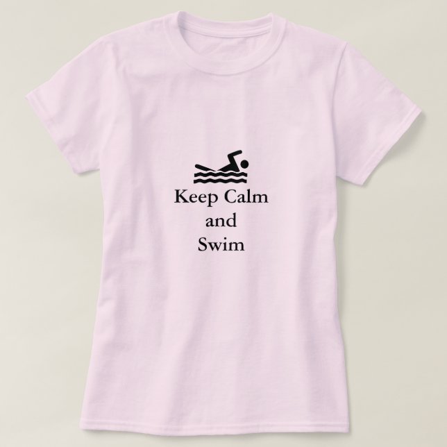 Great for swim team members T-Shirt (Design Front)