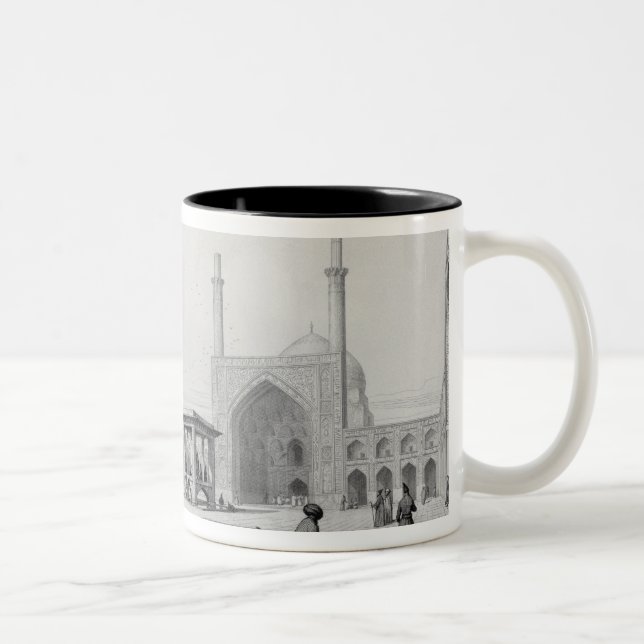 Great Friday Mosque (Masjid-i Djum-ah) in Isfahan, Two-Tone Coffee Mug (Right)