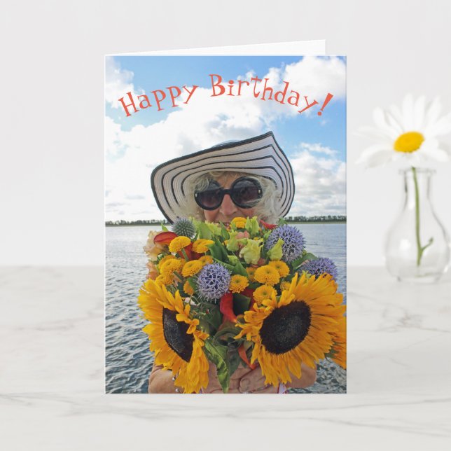 Great Fun Birthday Greeting Card! Card (Small Plant)