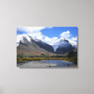 Great Gable and  Kirk Fell Wasdale Lake District Canvas Print