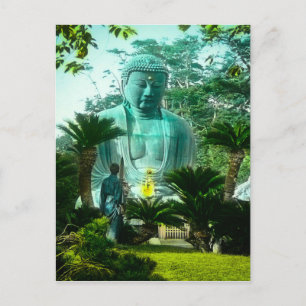 Great Gaibutsu at Kamakura Giant Buddha Japan Postcard