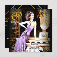 Great Gatsby Art Deco 60th Birthday Party 