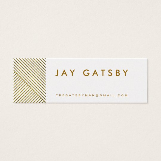 GREAT GATSBY Calling Card