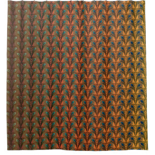 Great Gatsby Feathers art deco design Shower Curtain