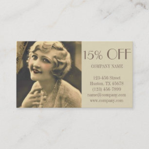 great gatsby girl makeup hair stylist photographer business card
