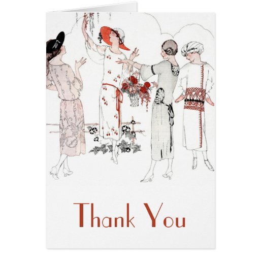 Image of Great Gatsby Inspired Thank You Card