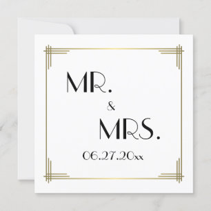 Great Gatsby White Card Box Cards