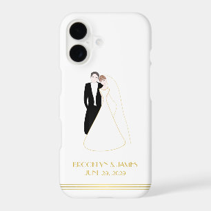 Great Gatsby White Wedding iPhone Case