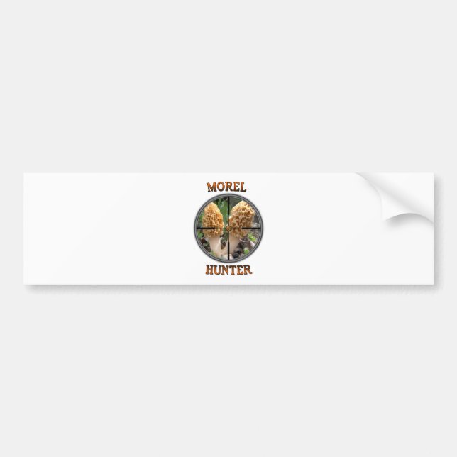 Great Gear For Morel Mushroom Hunters Bumper Sticker (Front)