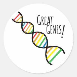 Great Genes Classic Round Sticker