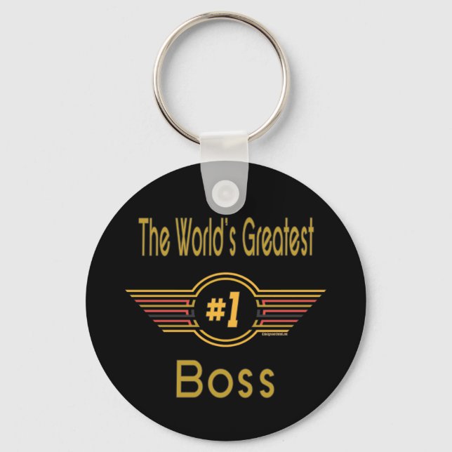 Great Gifts For Boss Key Ring (Front)