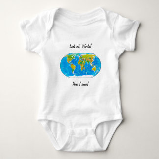 Great global graphic! baby bodysuit