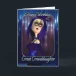 Great Granddaughter Birthday Card - Moonies Cute R<br><div class="desc">Great Granddaughter Birthday Card - Moonies Cute Rag Doll Goth</div>