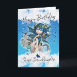 Great Granddaughter Birthday Card - With Sky Fairy<br><div class="desc">Great Granddaughter Birthday Card - With Sky Fairy On Rocking Horse</div>