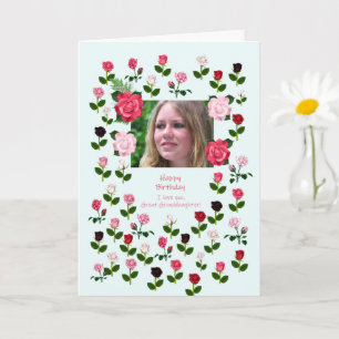 Great Granddaughter, Birthday, Roses Card