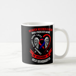 Great Granddaughter Chd Awareness Products Heart D Coffee Mug