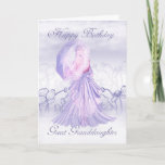 Great Granddaughter Cute Feminine Birthday Card<br><div class="desc">Great Granddaughter Cute Feminine Birthday Card</div>