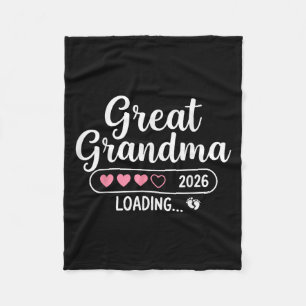 Great Grandma 2026 Loading Fleece Blanket
