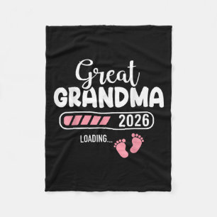 Great Grandma 2026 Loading Fleece Blanket