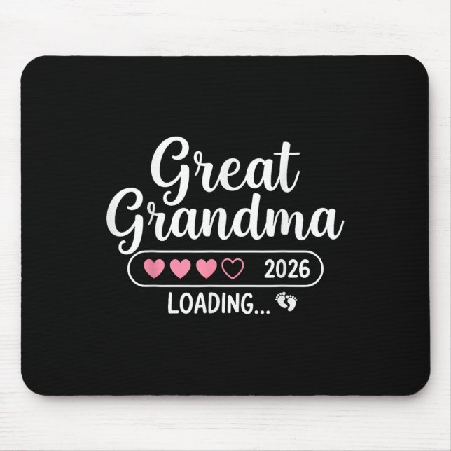 Great Grandma 2026 Loading  Mouse Mat (Front)