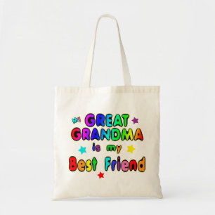 Great Grandma Best Friend Tote Bag