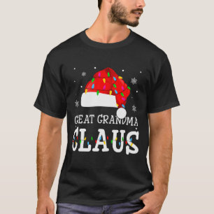 Great Grandma Claus Cool Holiday Matching Pajamas  T-Shirt