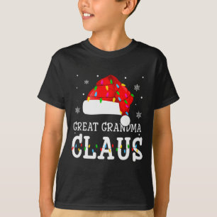 Great Grandma Claus Cool Holiday Matching Pajamas  T-Shirt
