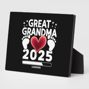 Great grandma Loading 2025 Pregnancy Announcement Plaque