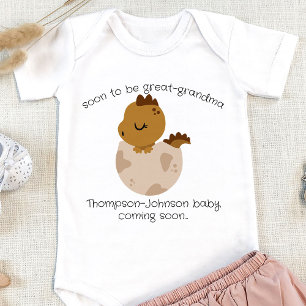 Great Grandma New Baby Announcement Custom Reveal Bodysuit