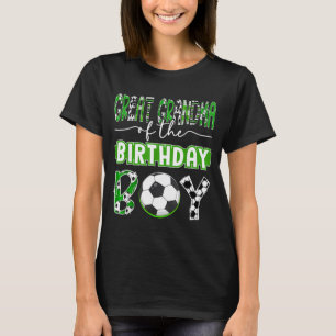 Great Grandma Of The Birthday Boy Soccer Player Bi T-Shirt