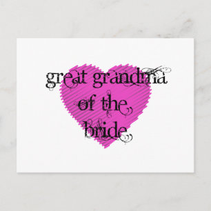 Great Grandma of the Bride Postcard