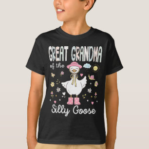 Great grandma of the silly goose 1st birthday girl T-Shirt