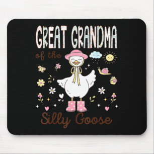 Great Grandma Silly Goose First Artwork Mouse Mat