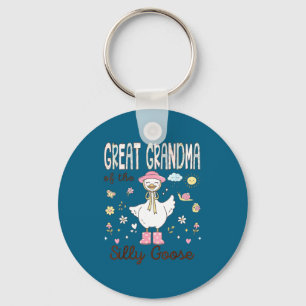 Great Grandma Silly Goose First Key Ring