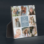 GREAT GRANDMA 'the most loved' Photo Collage Plaque<br><div class="desc">Trendy modern photo collage plaque Great Grandma. Create your own personal gift with a 8 (eight) photo collage consisting of a square picture layout template, the text 'the most loved great grandma' a cute little heart and name/s. All text and colours can be changed to your own personal taste by...</div>