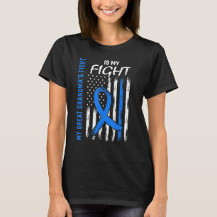 Great Grandma Type 2 Diabetes Awareness American F T-Shirt