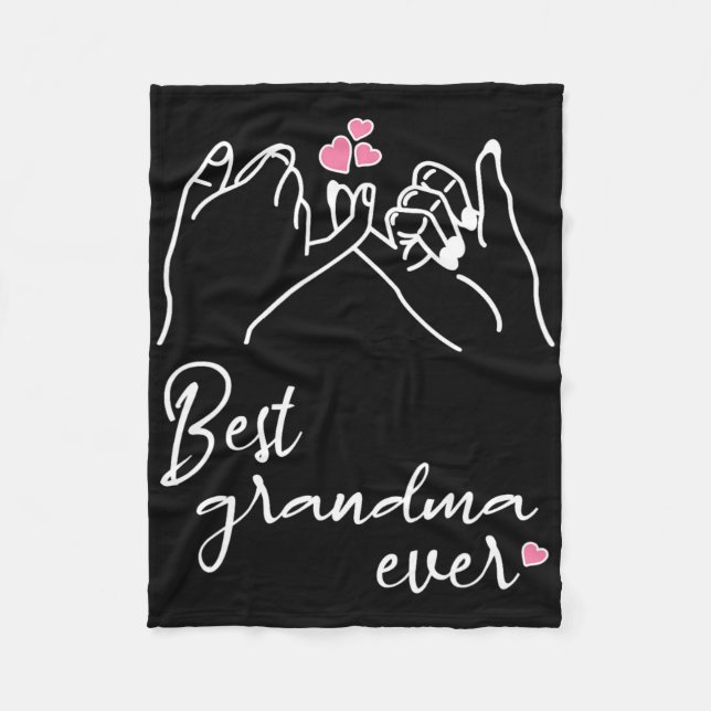 Great Grandma Women Mother's Day Christmas From Gr Fleece Blanket (Front)