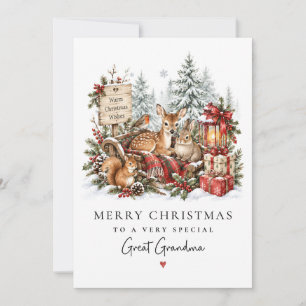 Great Grandma Xmas Card   Grandmother Christmas