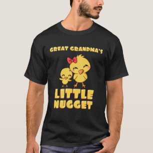 Great Grandma's Little Nugget Chicken Lover Mother T-Shirt
